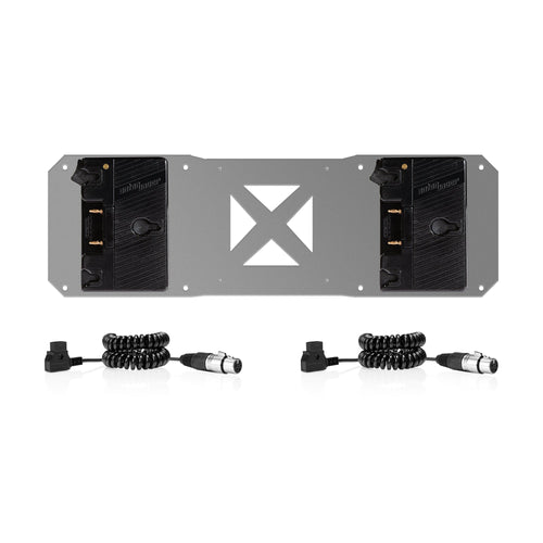 2 gold mount and 2 cables for Atomos sumo battery plate 01_SHAPE_2_Gold-Mount_and_2_cables_for_Atomos_sumo_battery_plate
