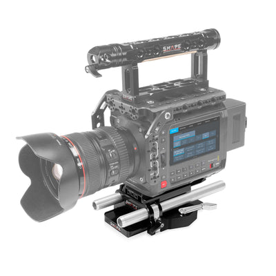 SHAPE Blackmagic PYXIS 6K 15mm Plaque de fixation LWS Channel