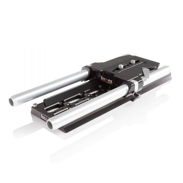 Bridge plate 19 mm studio Arri standard and 12 inches dovetail plate 01_SHAPE_Bridge_Plate_19_mm_Studio_ARRI_Standard_with_ARRI_Dovetail_Plate_12_inches
