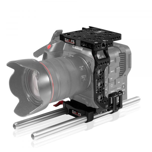 Canon C70 cage 15 mm LW rod system 01_SHAPE_Canon_C70_Camera_Cage_and_Rod_Bloc_System