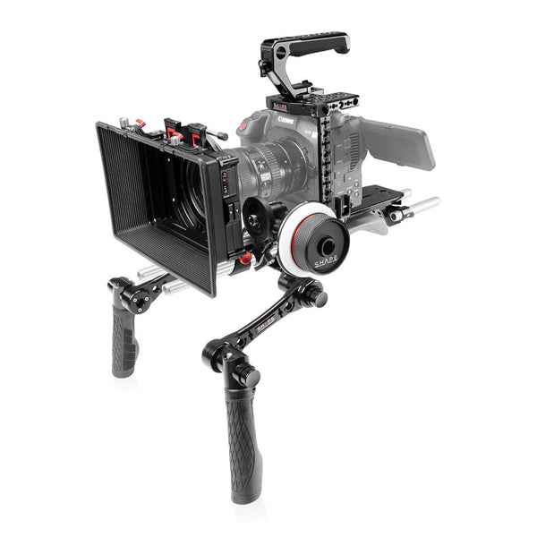 Kit Plaque de fixation SHAPE Canon EOS C80 avec Matte Box et Follow Focus