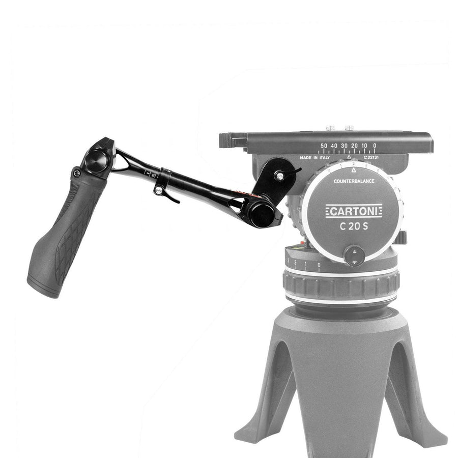 Cartoni tripod pan telescopic handle with push-button 01_SHAPE_Cartoni_Telescopic_Pan_Handle_with_Push_Button