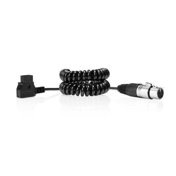 D-tap to 4-pin xlr coiled cable 01_SHAPE_D-Tap_to_4-pin_XLR_Coiled_Cable