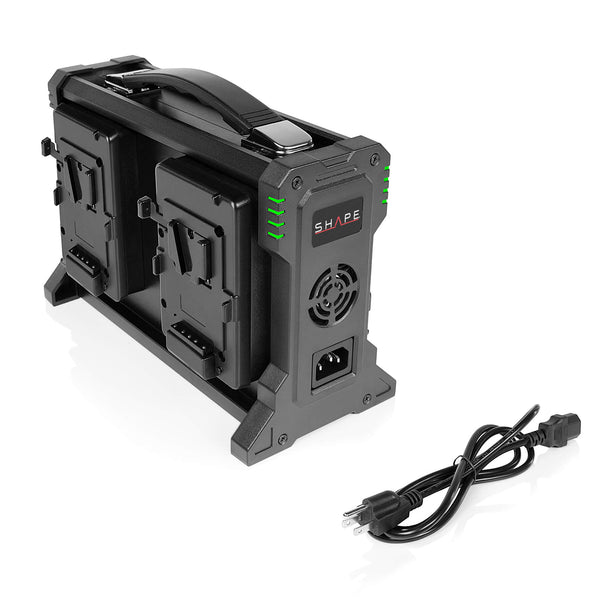 FULL PLAY intelligent 4-channel V-mount lithium-ion charger for battery 26 V