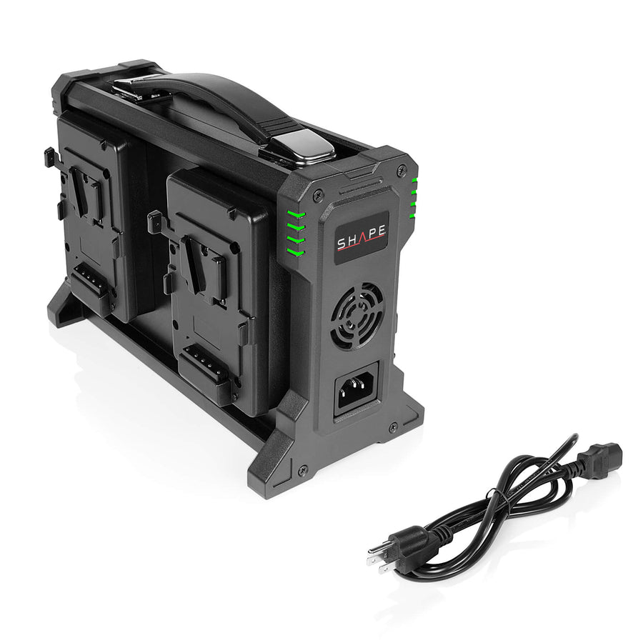 FULL PLAY intelligent 4-channel V-mount lithium-ion charger for battery 26 V 01_SHAPE_FULL_PLAY_intelligent_4-channel_V-mount_lithium-ion_charger_for_battery_26_V