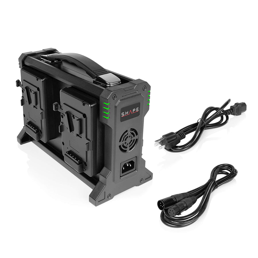 FULL PLAY intelligent 4-channel V-mount lithium-ion battery charger 01_SHAPE_Full_Play_Intelligent_4-Channel_V-Mount_Battery_Charger