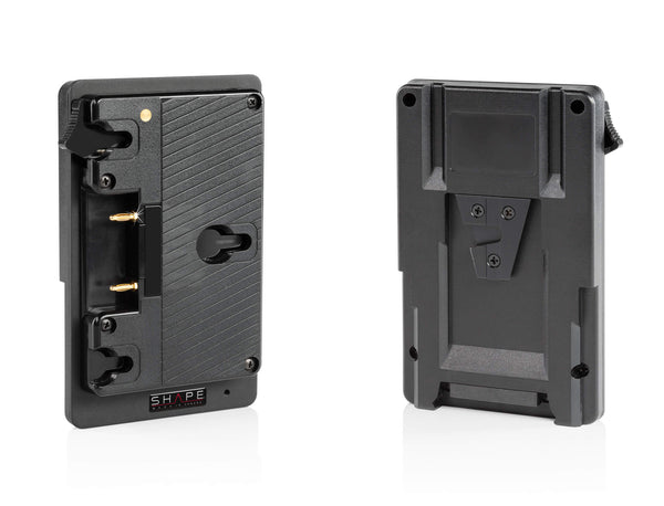gold mount to V-mount regulated battery converter