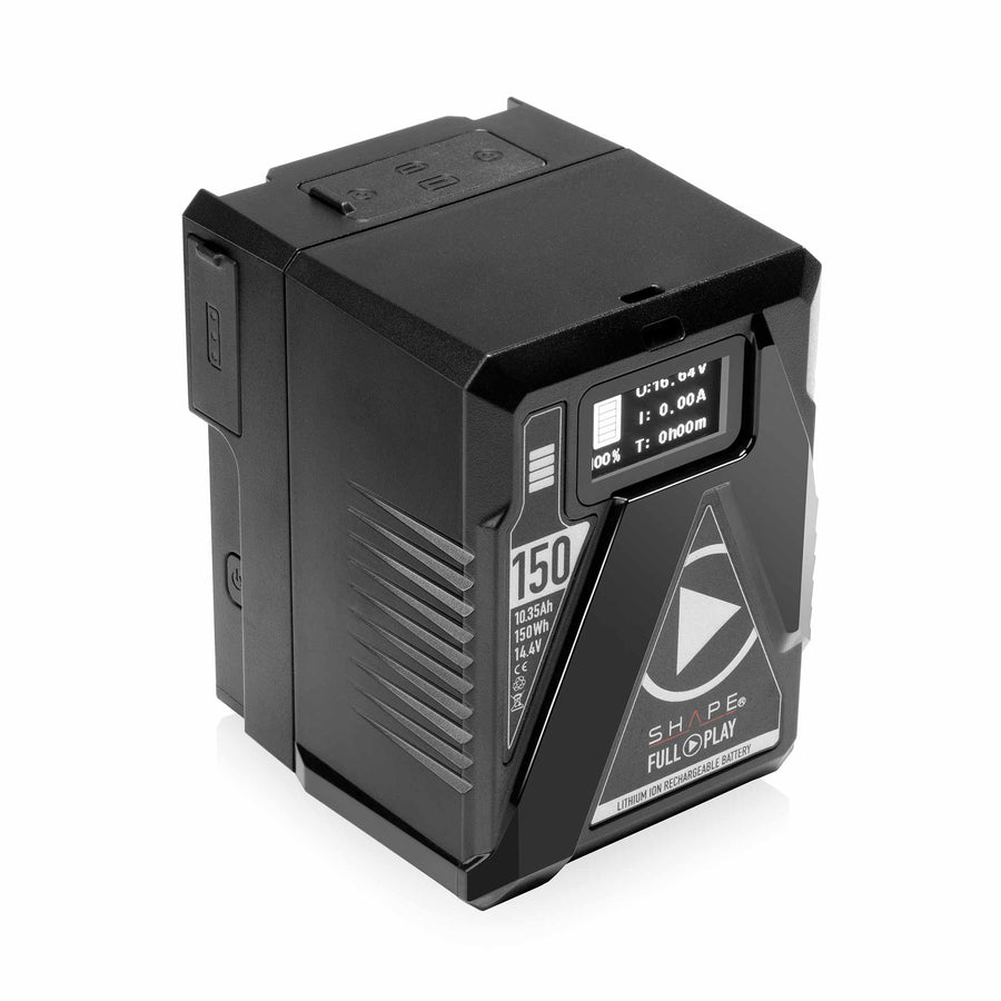 Mini 150 Wh V-Mount battery USB-C Input/Output 01_SHAPE_Mini_150_Wh_V-Mount_battery_USB-C_Input_Output
