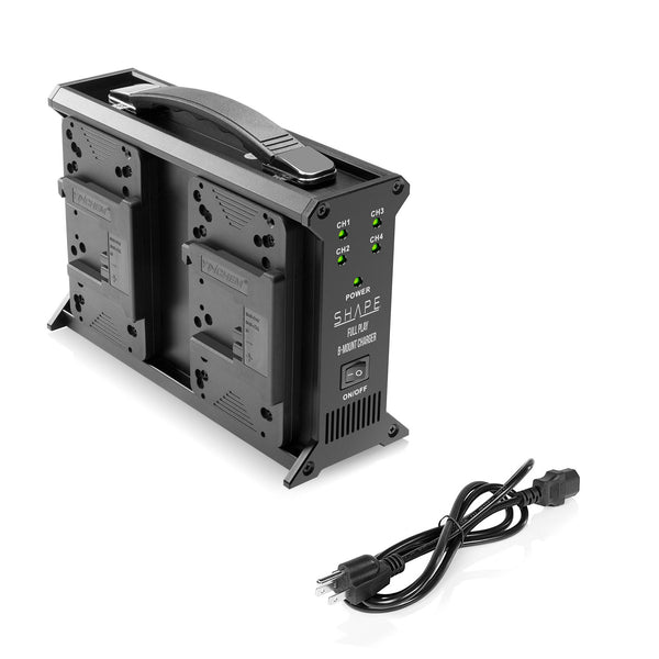 Full Play intelligent 4-channel B-Mount lithium-ion battery charger