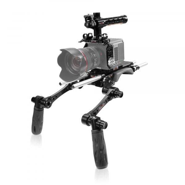 RED KOMODO™& KOMODO™ 6K Production pack camera cage, shoulder baseplate with handles