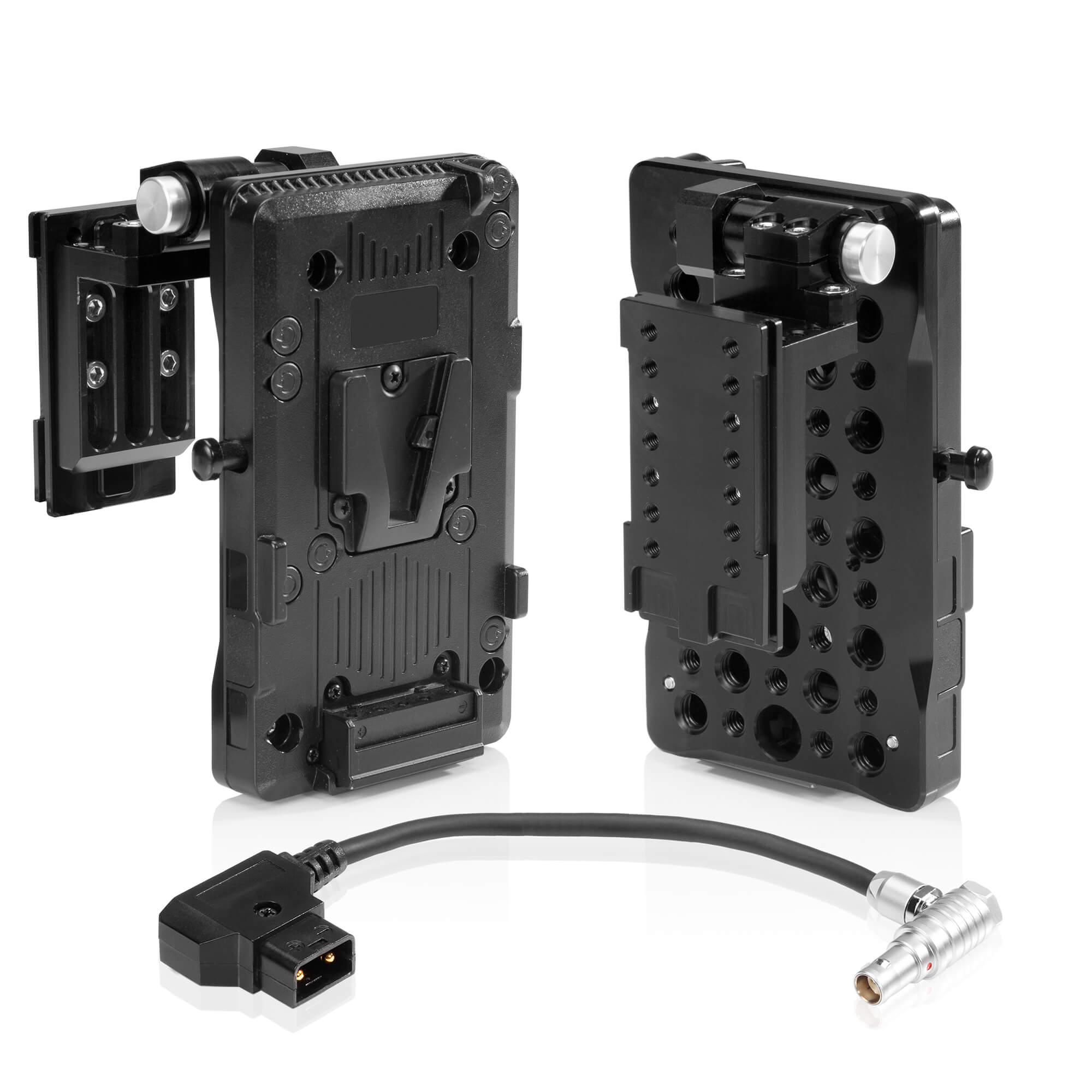 RED® KOMODO™ & KOMODO™ 6K PRODUCTION PACK V-mount pivoting battery plate 01_SHAPE_RED__KOMODO____KOMODO__6K_Production_Pack__Pivoting_V-Mount_Battery_Plate
