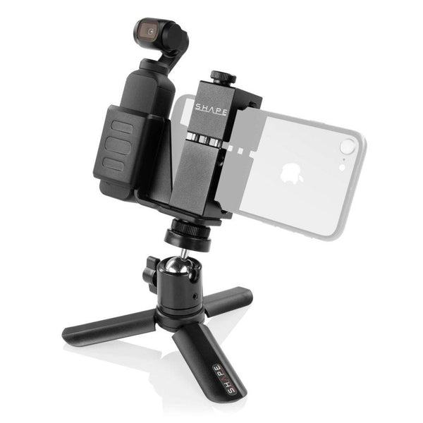 Security bracket connection with selfie grip tripod for Osmo pocket