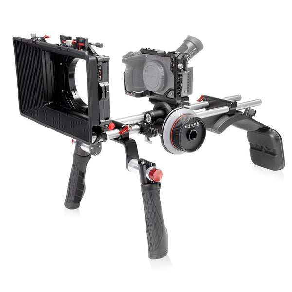 SHAPE Support d'épaule Matte Box Follow Focus pour SONY FX2