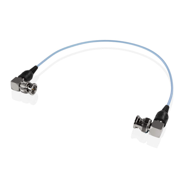 SHAPE Câble BNC Skinny 90 degrés 12 pouces Bleu