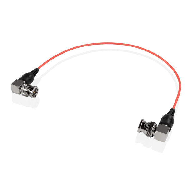 SHAPE Câble BNC Skinny à 90 degrés 12 pouces Rouge