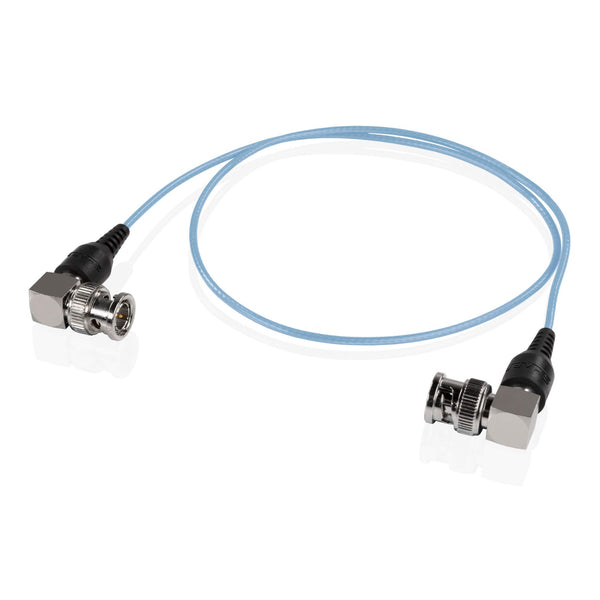 SHAPE Câble BNC 90 degrés Skinny 24 pouces Bleu