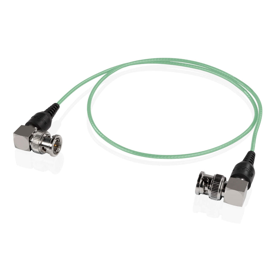 Skinny 90-degree BNC cable 24 inches green 01_SHAPE_Skinny_90-Degree_BNC_Cable_24_inches_Green