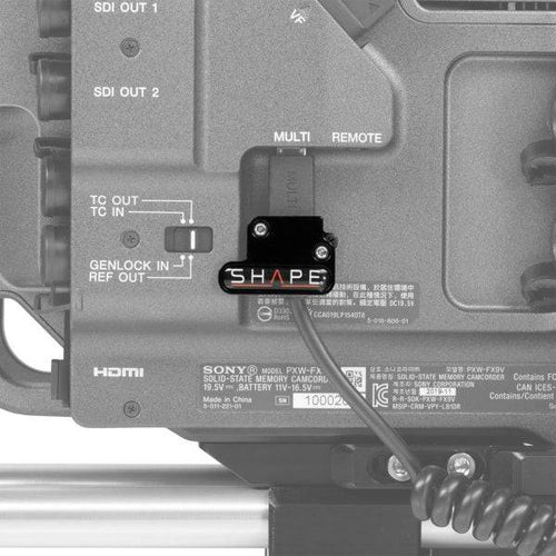 Sony FX9 remote handle cable clamp 01_SHAPE_Sony_FX9_Remote_Handle_Cable_Clamp