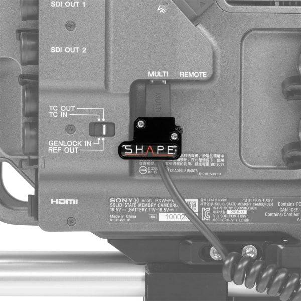 Sony FX9 remote handle cable clamp