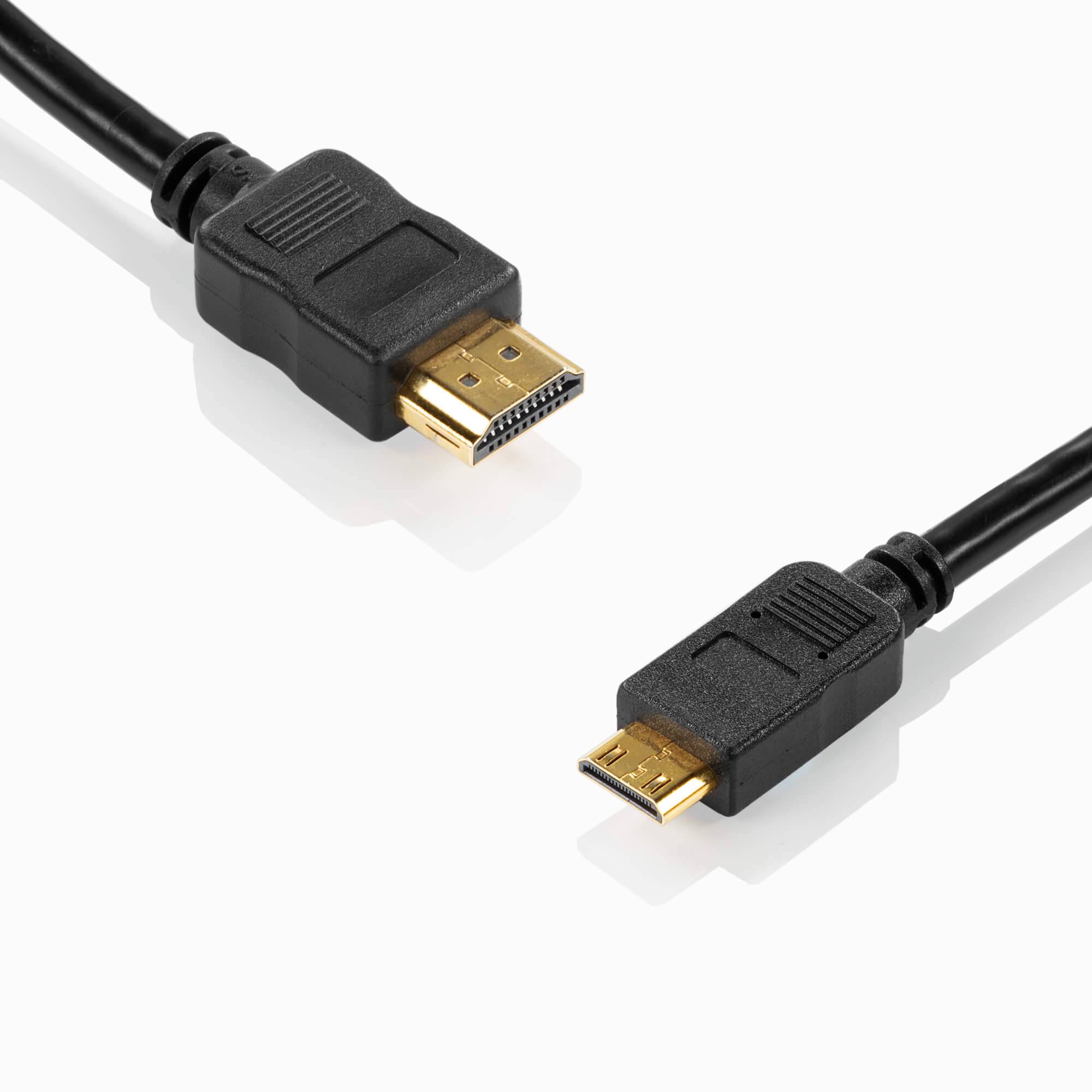 4k 2.0 HDMI to mini HDMI male coiled cable 02_SHAPE_HDMI_to_Mini_HDMI_Coiled_4K_Cable_16_inches