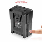 Mini 50 Wh V-Mount battery USB-C Input/Output 02_SHAPE_Mini_50Wh_V-Mount_battery_USB-C_Input_Output