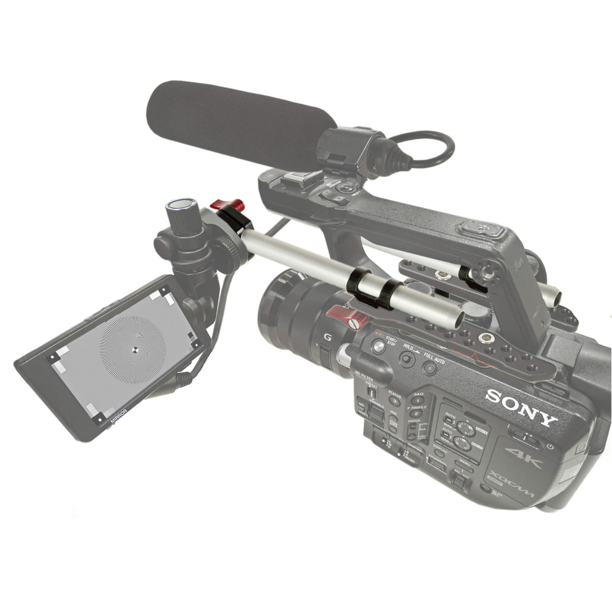 Sony FS5, FS5M2 top plate viewfinder solution 02_SHAPE_Sony_FS5_FS5_II_View_Finder_Solution