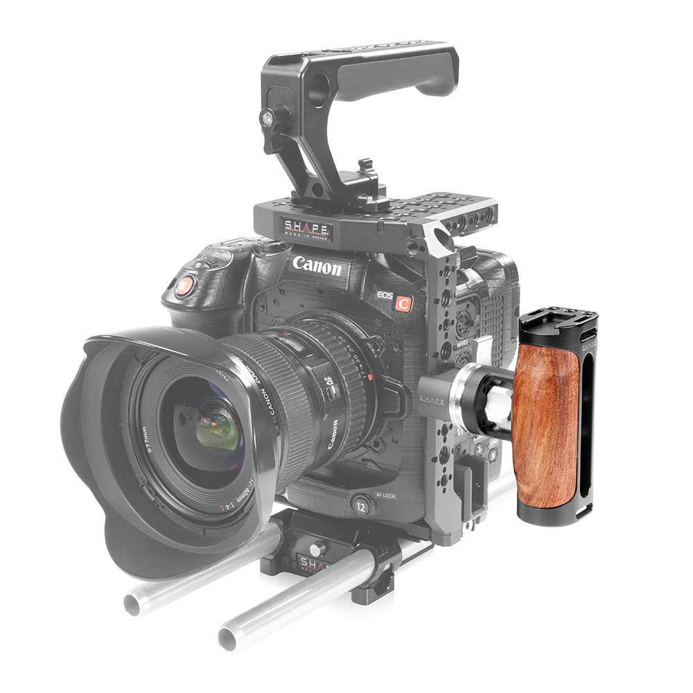 Universal Side Wooden Handgrip ARRI Rosette 02_SHAPE_Universal_Side_Wooden_Handgrip_ARRI_Rosette