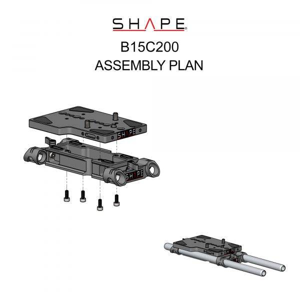 Canon C200 &amp; C200B 15 mm base 03_SHAPE_15_mm_Baseplate_for_Canon_C200_C200B