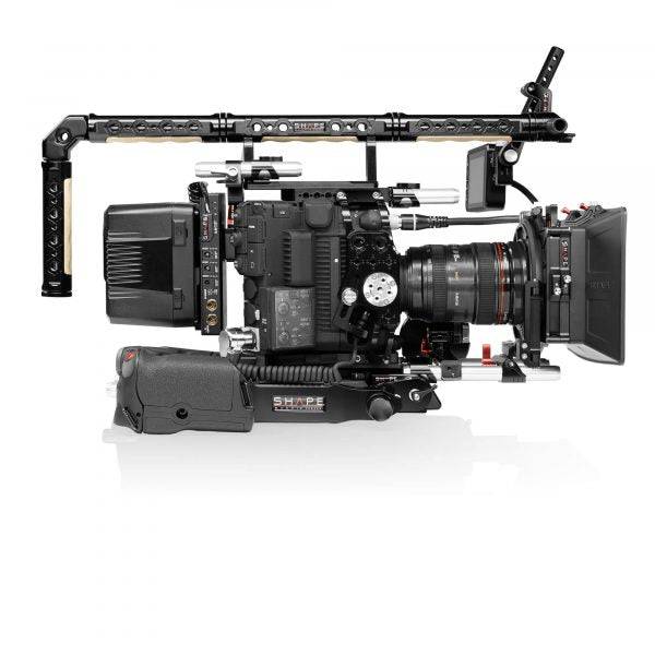Canon C500 Mark II, C300 Mark III baseplate with cage, top handle long VF, 4x5.6 matte box, follow focus pro 03_SHAPE_Canon_C500_MKII_C300_MKIII_Camera_Bundle_Rig_Kit
