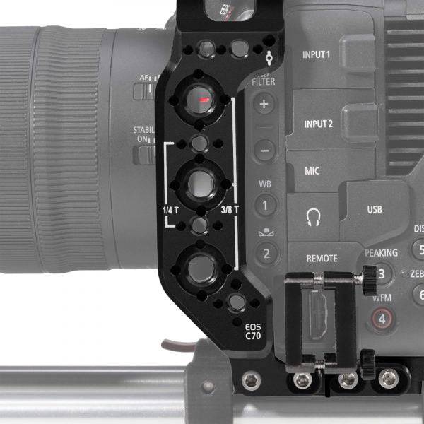 Canon C70 baseplate, cage with handles, matte box, follow focus pro 03_SHAPE_Canon_C70_Camera_Bundle_Rig_Kit