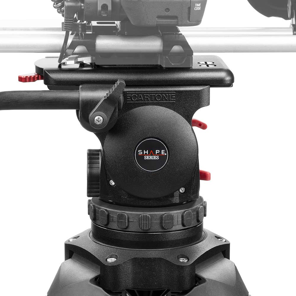 FOCUS 12 Fluid Head with Red Lock Legs Mid-Level Spreader 03_SHAPE_FOCUS_12_Fluid_Head_with_Red_Lock_Legs_Mid-Level_Spreader