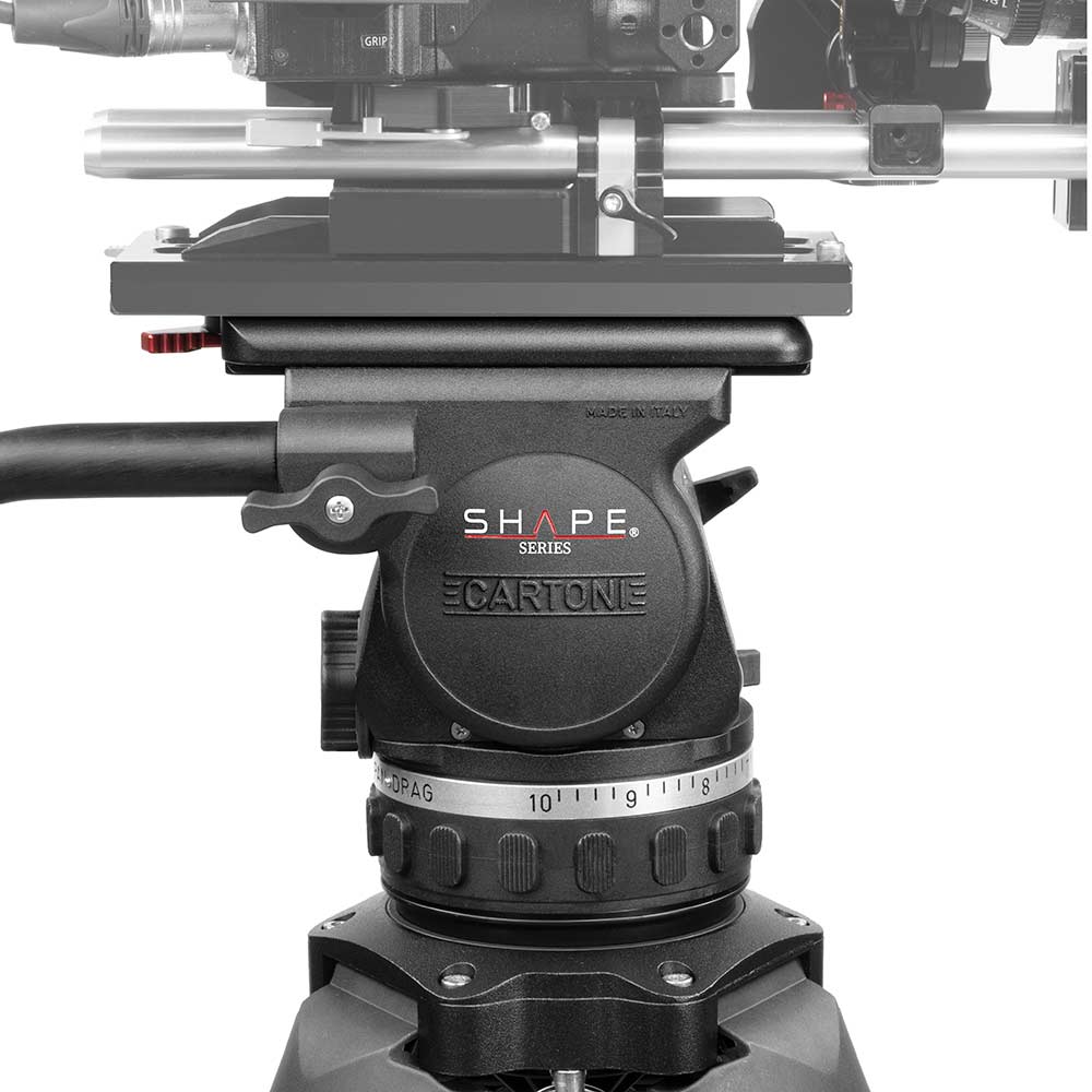 FOCUS 18 Fluid Head with Red Lock Legs Mid-Level Spreader 03_SHAPE_FOCUS_18_Fluid_Head_with_Red_Lock_Legs_Mid-Level_Spreader