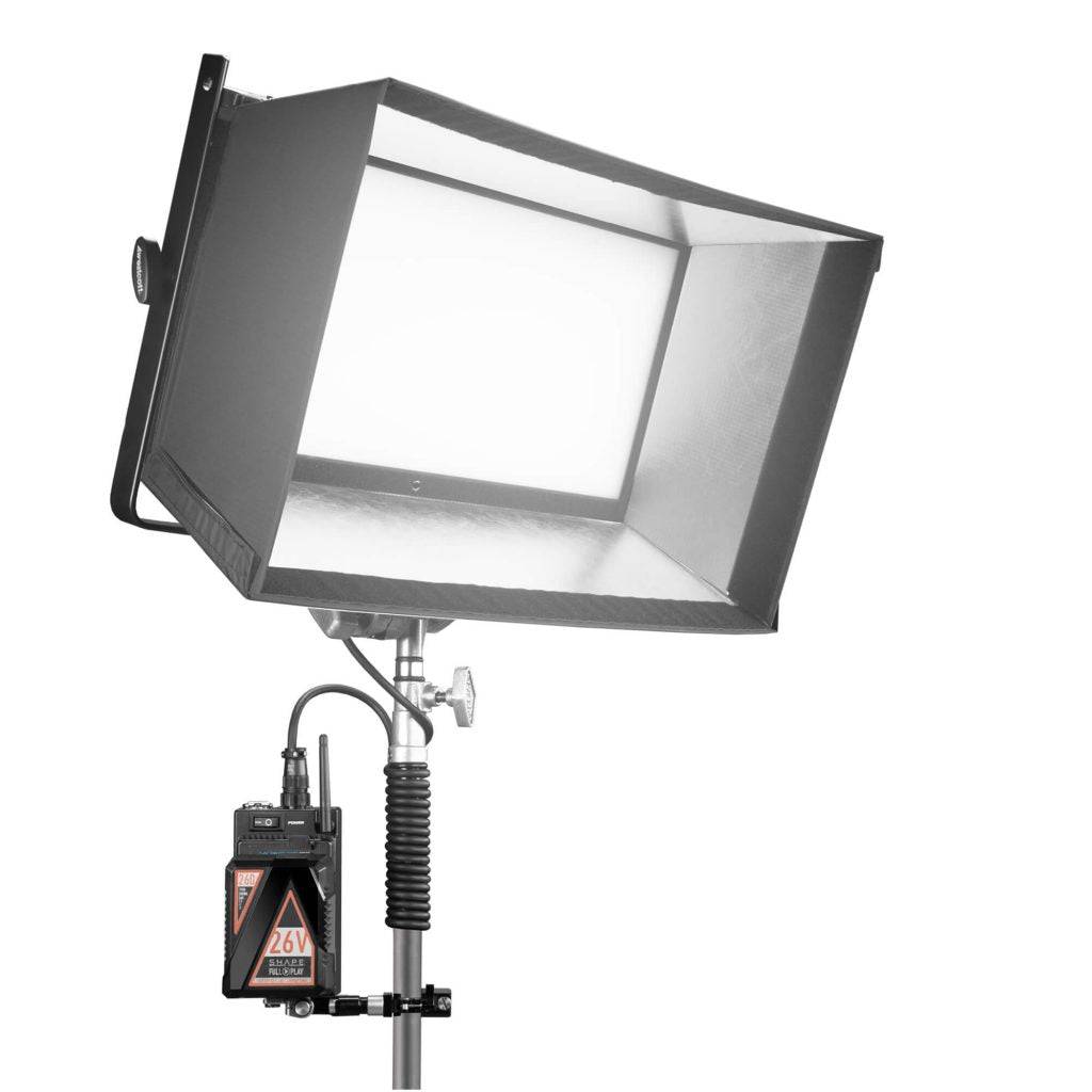 FULL PLAY 26 V 260 WH rechargeable lithium-ion Gold-mount battery for light and cine camera 03_SHAPE_Full_Play_Rechargeable_Battery_260_Wh_Gold_Mount