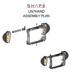 Atomos Shogun 7 monitor cage with handles 03_SHAPE_Monitor_Cage_with_Handle_for_Atomos_Shogun_7
