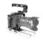 Panasonic Lumix GH6 Full Camera Cage with 15mm LWS Rod System 03_SHAPE_Panasonic_Lumix_GH6_Camera_Cage__Top_Handle_and_Rod_Bloc_System