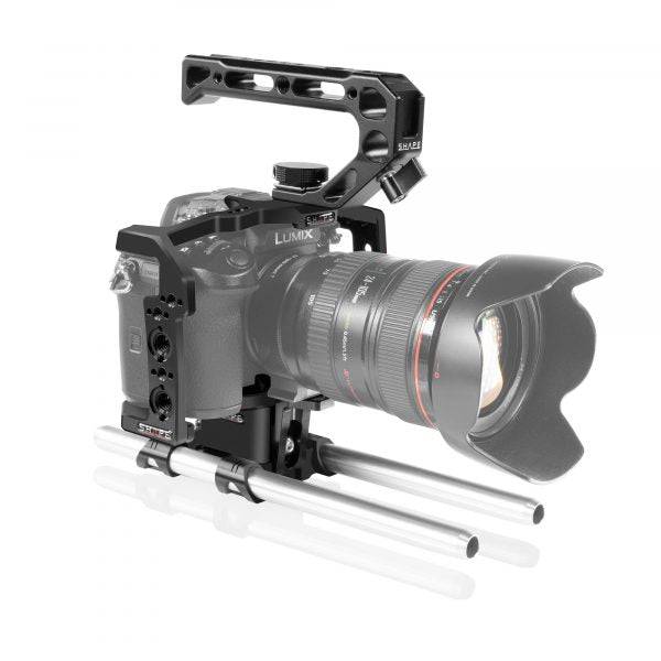 Panasonic Lumix GH6 Full Camera Cage with 15mm LWS Rod System 03_SHAPE_Panasonic_Lumix_GH6_Camera_Cage__Top_Handle_and_Rod_Bloc_System