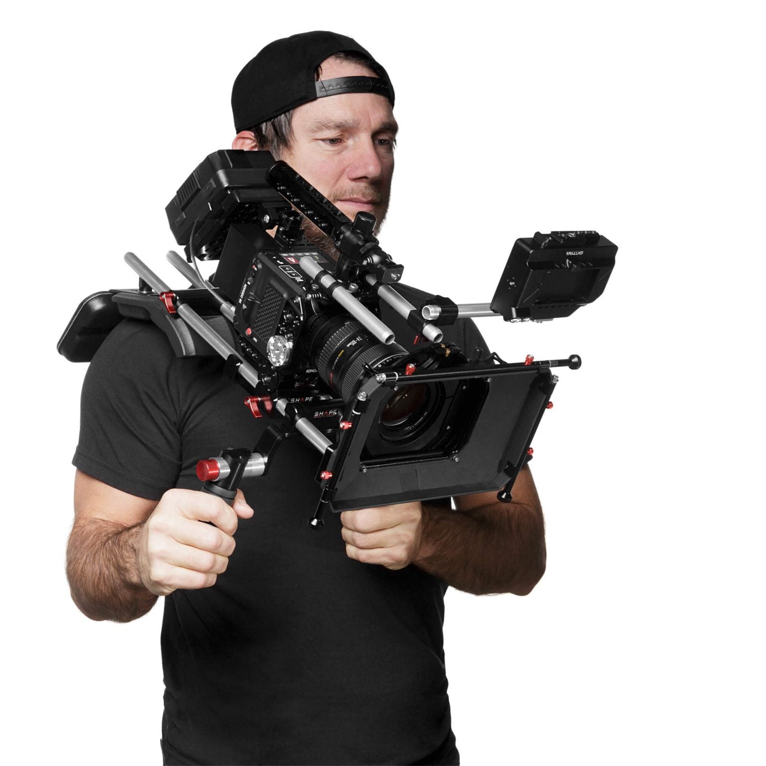 RED® KOMODO™ & KOMODO™ 6K Production pack shoulder mount with Matte box and Follow Focus 03_SHAPE_RED__KOMODO____KOMODO__6K_Production_Pack_Shoulder_Mount_Kit