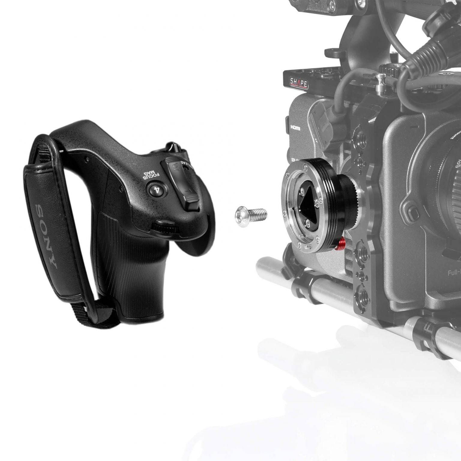 Sony FX6 Side handle adaptor to ARRI Rosette 03_SHAPE_Sony_FX6_Side_Handle_Adapter