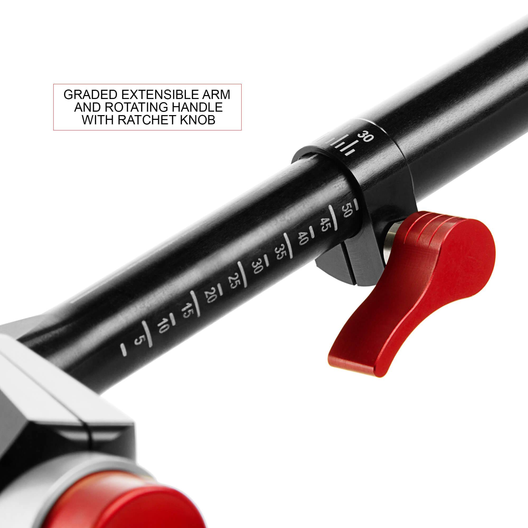 Single telescopic handle Arri rosette left side 03_SHAPE_Telescopic_Single_Handle_ARRI_Rosette_Left_Side