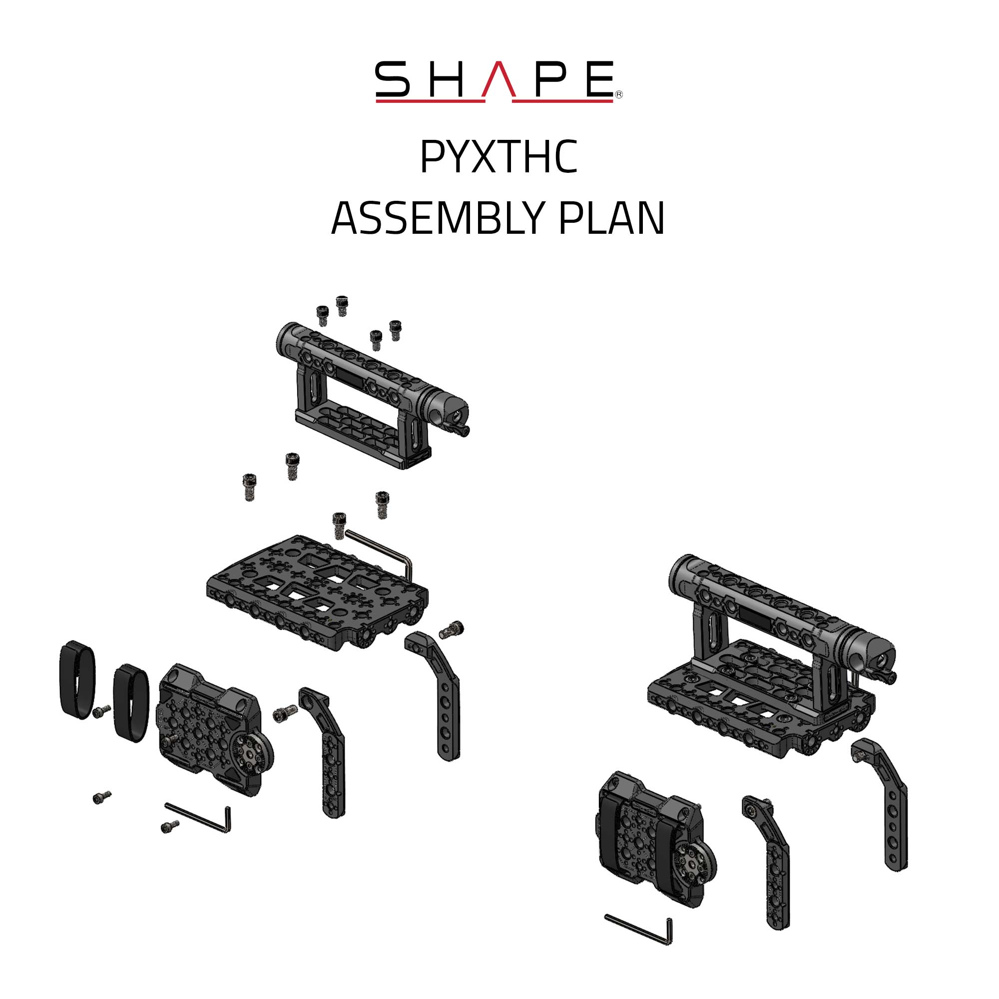Blackmagic PYXIS 6K Cage With Top Handle 04_SHAPE_Cage_With_Top_Handle_For_Blackmagic_Design_Pyxis_6K