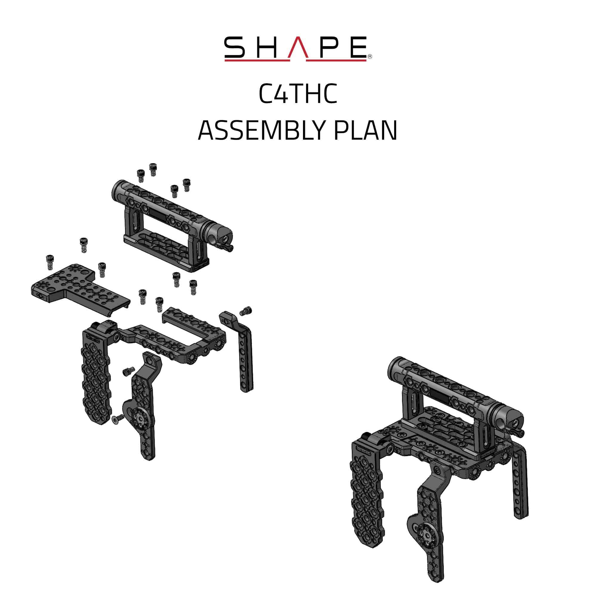 Canon C400 Cage with Top Handle 04_SHAPE_Canon_C400_Cage_with_Top_Handle