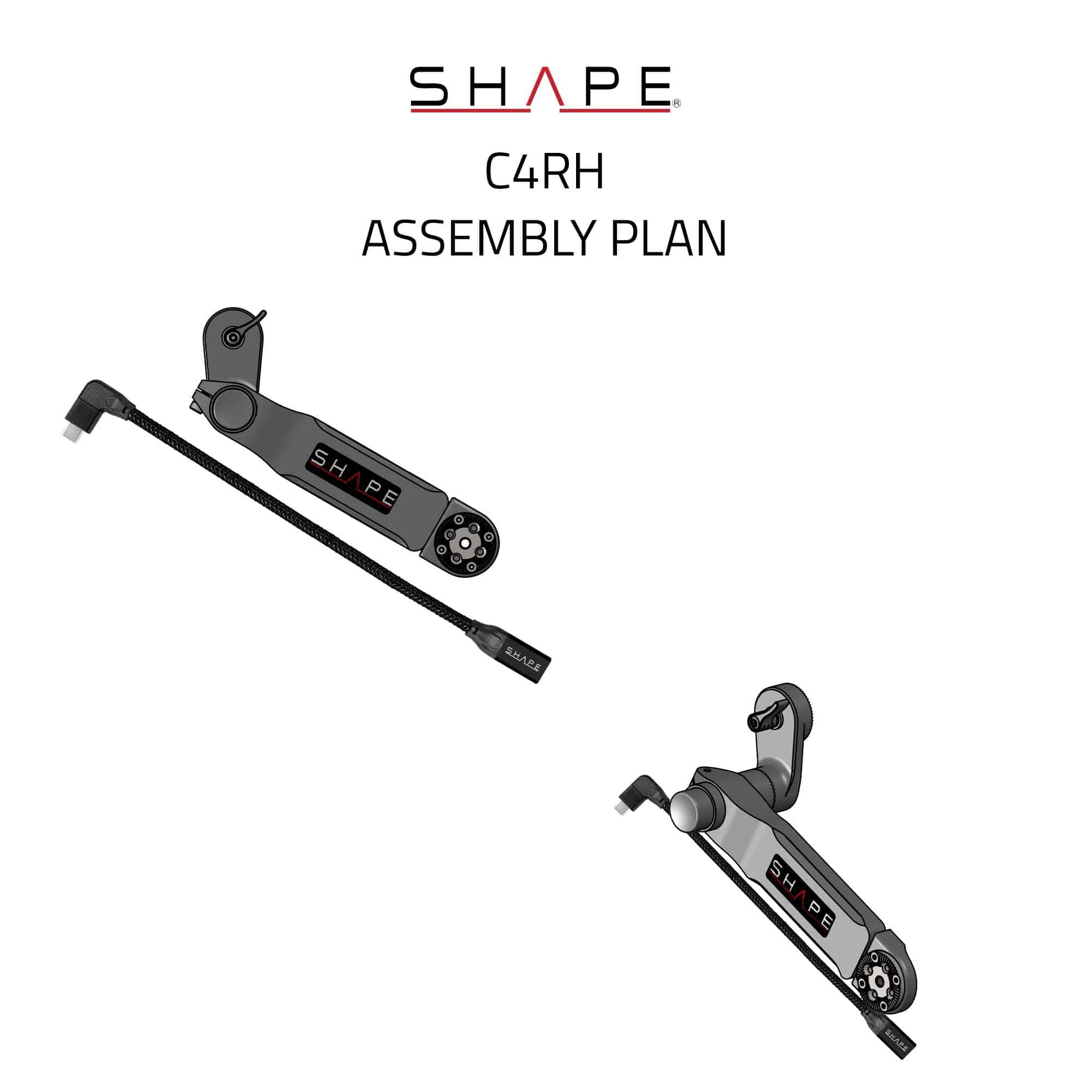 Canon EOS C400 Remote Extension Handle with Cable 04_SHAPE_Canon_EOS_C400_Remote_Extension_Handle_with_Cable