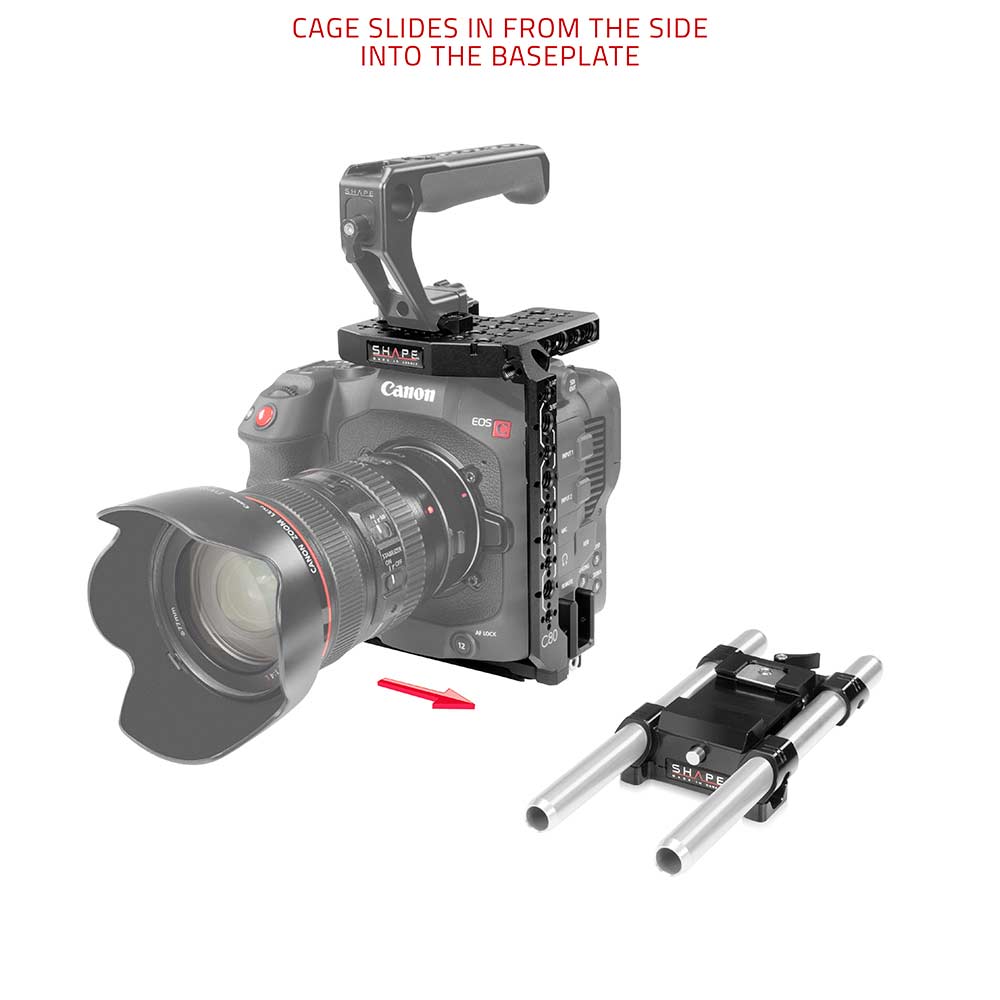 Canon EOS C80 Cage with 15mm LWS Base 04_SHAPE_Canon_EOS_C80_Cage_with_15mm_LWS_Base