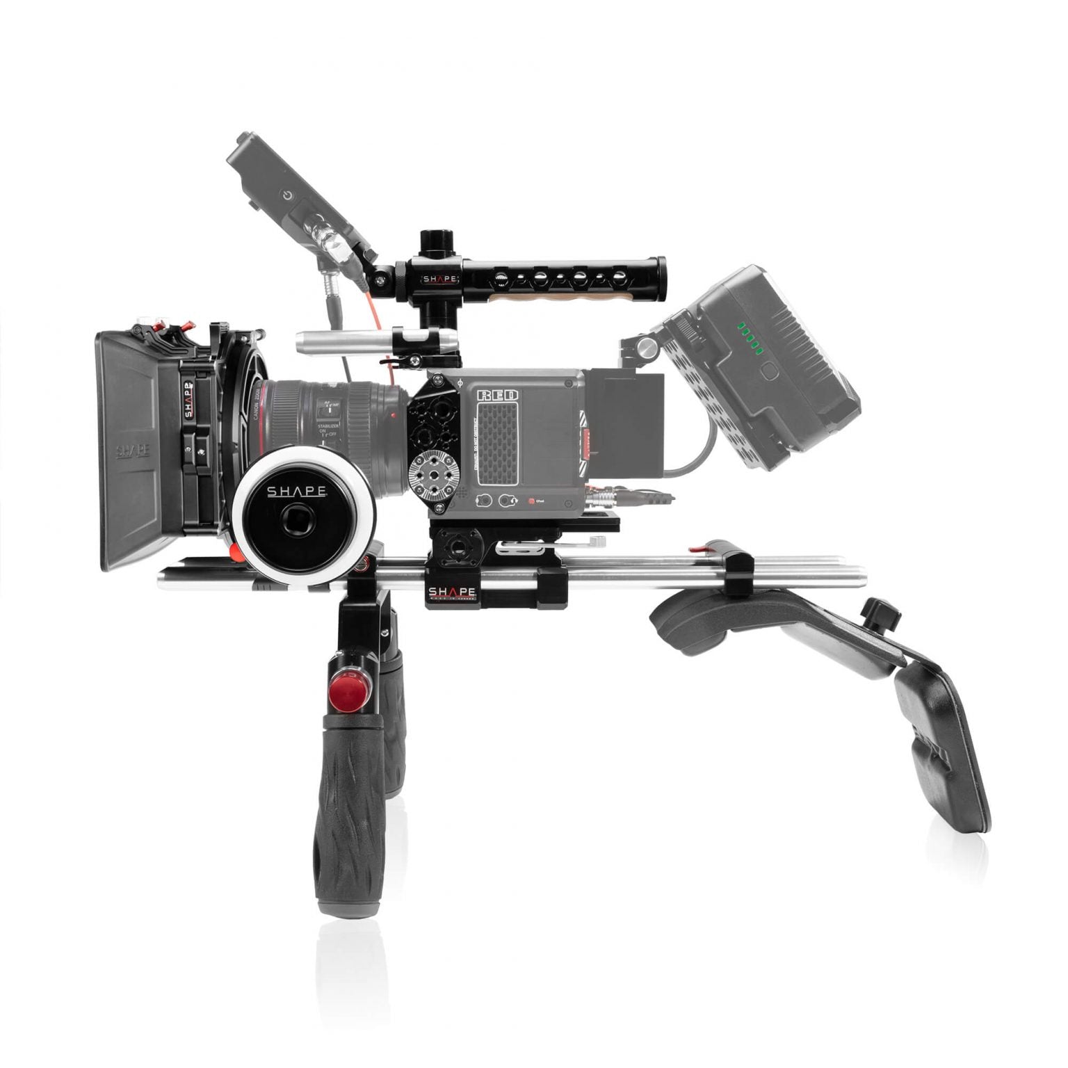 RED® KOMODO™ & KOMODO™ 6K Production pack shoulder mount with Matte box and Follow Focus 04_SHAPE_RED__KOMODO____KOMODO__6K_Production_Pack_Shoulder_Mount_Kit