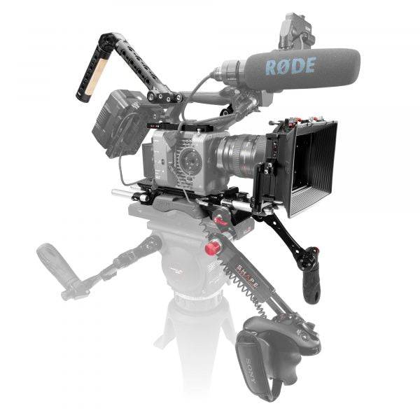 Sony FX6 baseplate, top plate, controller top handle, Quick handle, VF. mount, matte box, follow focus pro 04_SHAPE_Sony_FX6_Camera_Bundle_Rig_Kit