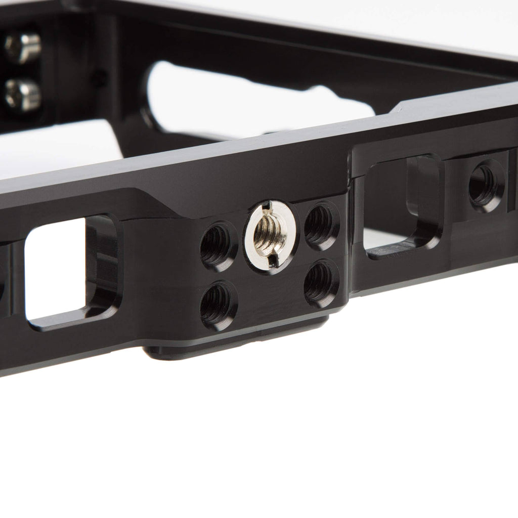 BMD 4k video assist cage with 15 mm ballrod 05_SHAPE_Monitor_Cage_with_15_mm_Rod_Bloc_Ball_Head_for_Blackmagic_Design_4k_Video_Assist_Cage