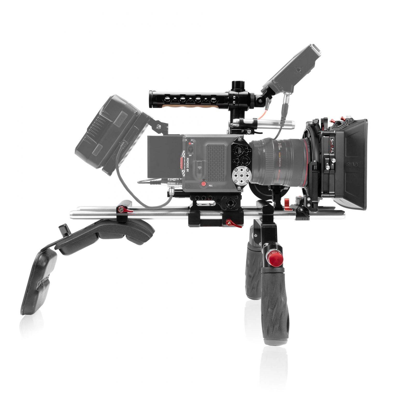 RED® KOMODO™ & KOMODO™ 6K Production pack shoulder mount with Matte box and Follow Focus 05_SHAPE_RED__KOMODO____KOMODO__6K_Production_Pack_Shoulder_Mount_Kit