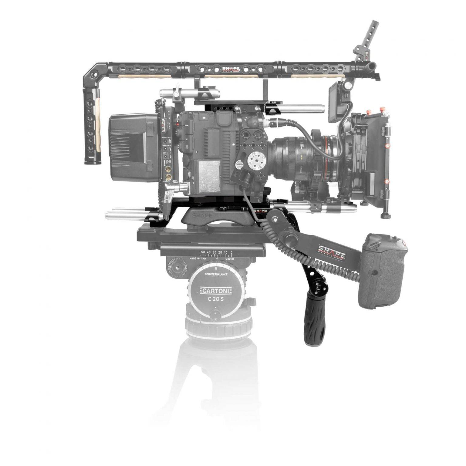 Canon C500 Mark II, C300 Mark III top plate, baseplate with handle 06_SHAPE_Canon_C500_MKII_C300_MKIII_Top_Plate__Baseplate_and_Handle