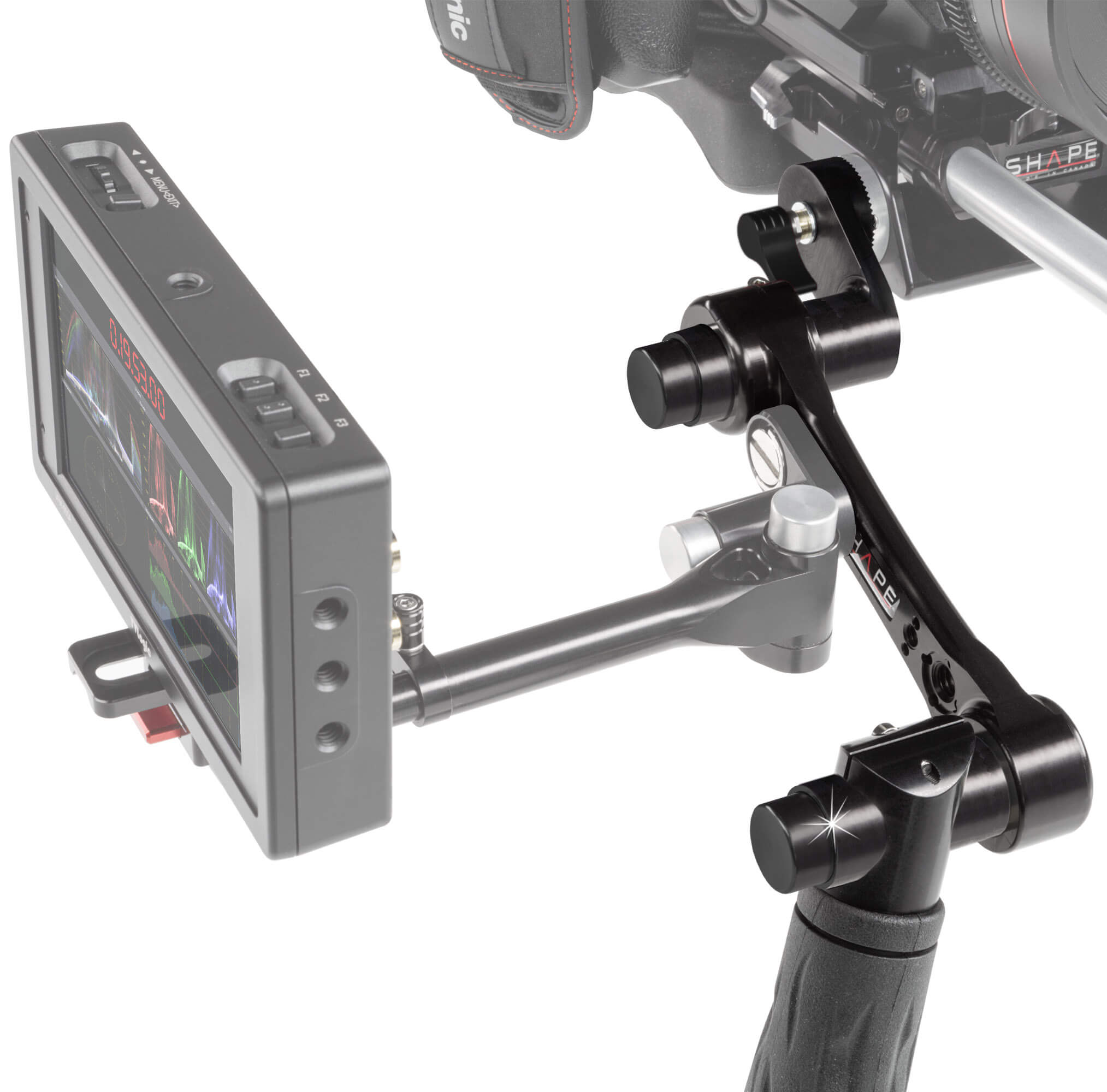Compact quick handle Arri rosette black 06_SHAPE_Double_Quick_Handles_ARRI_Rosette_Black