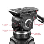 FOCUS 18 Fluid Head with Red Lock Legs Mid-Level Spreader 06_SHAPE_FOCUS_18_Fluid_Head_with_Red_Lock_Legs_Mid-Level_Spreader
